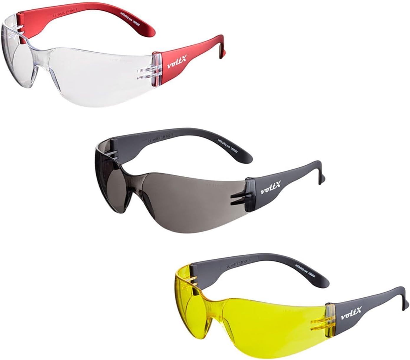 voltX GRAFTER Safety Glasses — EN166F (Pack of 3)